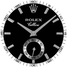 ROLEX CELLINI CELLINIUM PATINUM BLACK