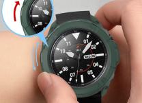 갤럭시워치6 클래식 43mm 47mm 다이버베젤링 일체형 회전 베젤 풀커버 케이스